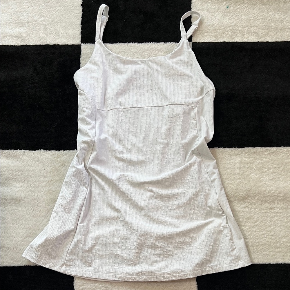 Avia White Ribbed Sleeveless Top